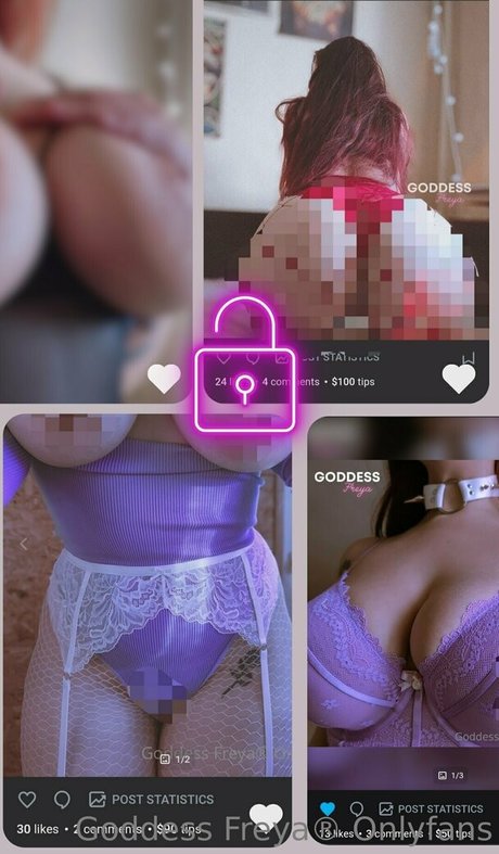 Alasti lekkinud OnlyFans-i pilt Freyaskingdom